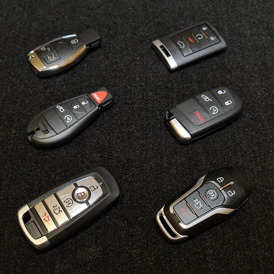 Funk- und Smart-Key Autoschlüssel nachmachen.